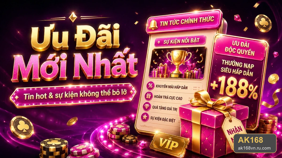 Khuyến Mãi AK168: Đọc Điều Kiện Nhận Thưởng Và Các Trường Hợp Bị Loại Trừ – ak168vn.ru.com