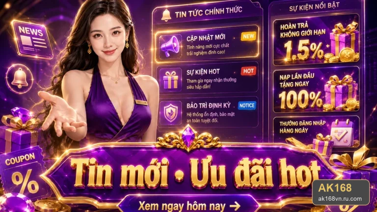 Khuyến Mãi AK168: Đọc Kỹ Điều Kiện Doanh Thu Trước Khi Nhận Ưu Đãi – ak168vn.ru.com