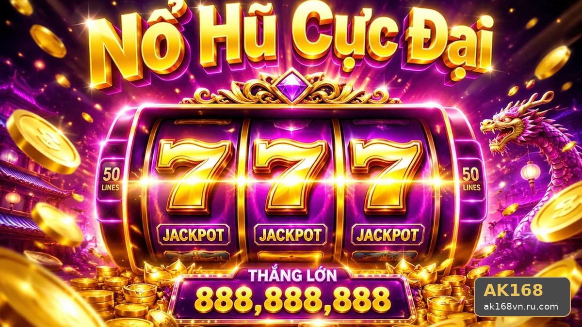 Giải Thích Cảnh Nổ Hũ, Slot Và Jackpot Qua Góc Nhìn Quản Lý Phiên Giải Trí Tại AK168 Trên ak168vn.ru.com